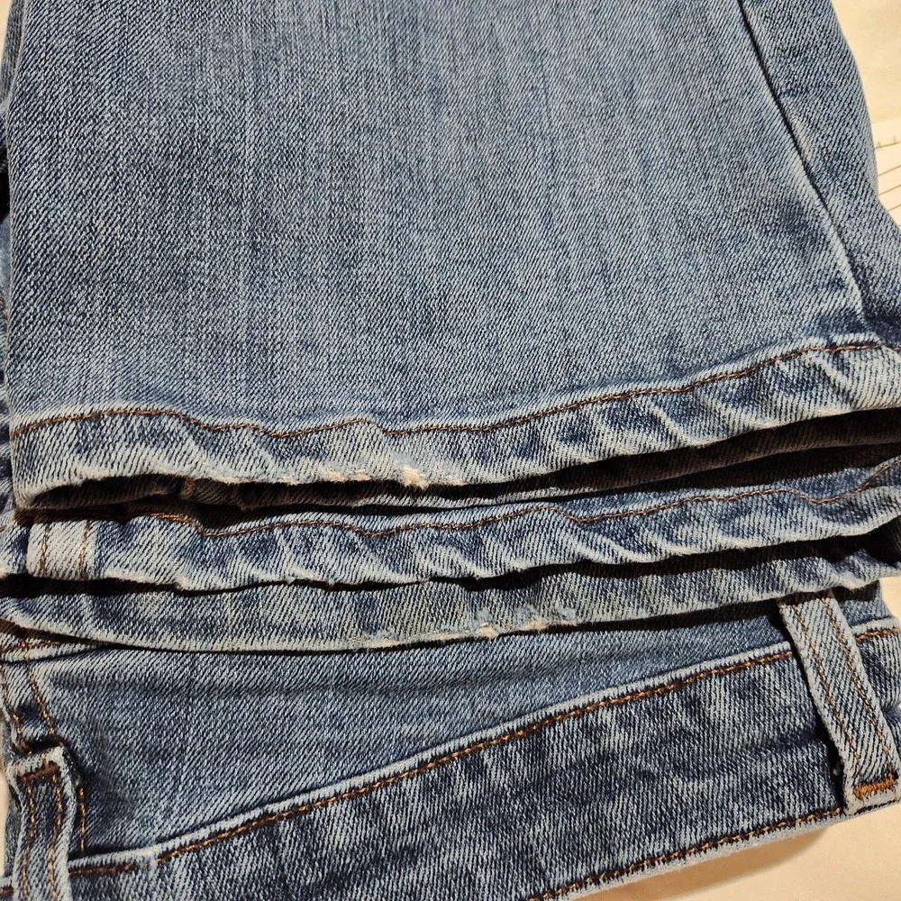 Harley Davidson Womens Size 6 Regular Dark Wash Denim‎ Blue Jeans - Picture 4 of 7